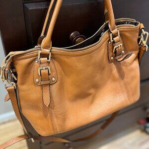 Kattee Genuine Leather Tote Shoulder Bag